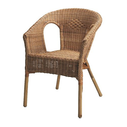 AGEN Armchair, rattan, bamboo - 500.583.76