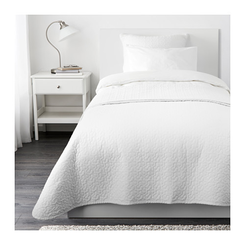ALINA Bedspread and cushion cover, white - 301.626.37