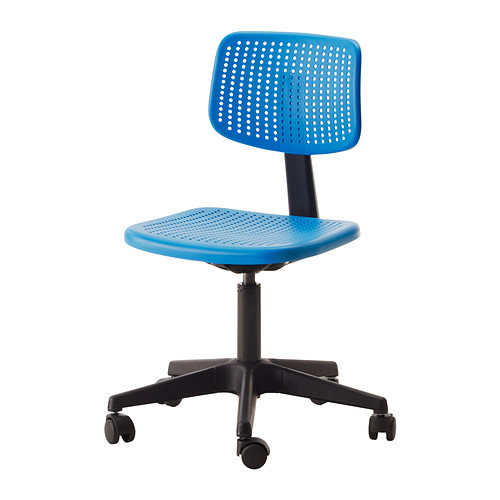 ALRIK Swivel chair, blue - 402.141.17