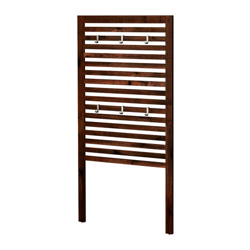 ÄPPLARÖ Wall panel, outdoor, brown stained brown - 802.049.27