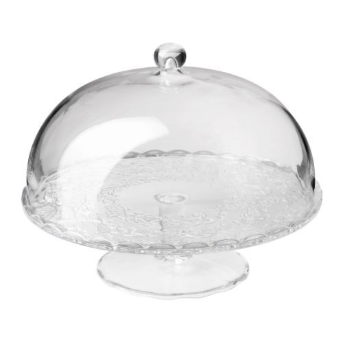 ARV BRÖLLOP Cake stand with lid, clear glass
$9.99 - 401.255.50