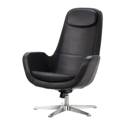 ARVIKA Swivel chair, Grann black - 002.039.98