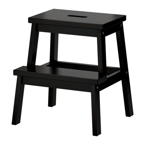 BEKVÄM Step stool, black - 301.788.84