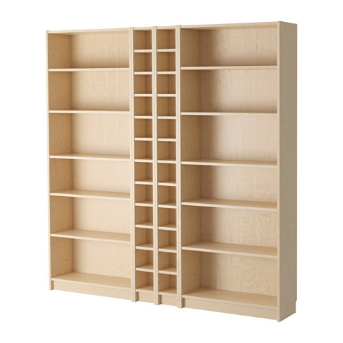 BILLY /
GNEDBY Bookcase, birch veneer - 090.234.03