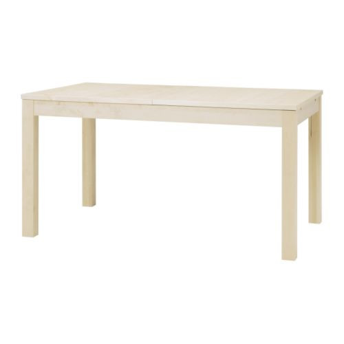 BJURSTA Extendable table, birch veneer - 901.162.61