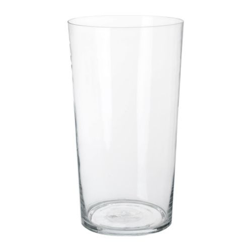 BLADET Vase, clear glass - 301.221.99