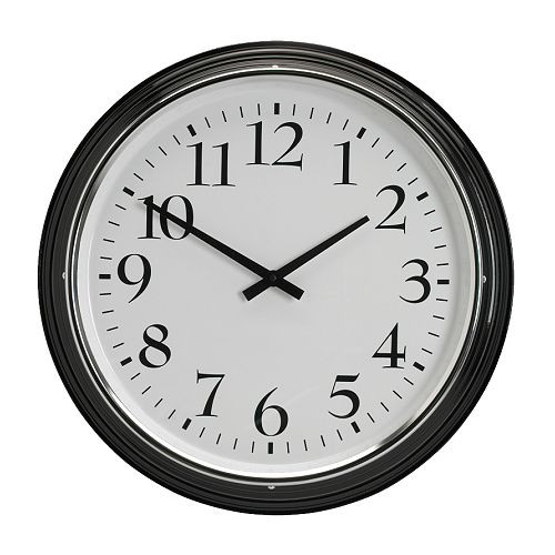BRAVUR Wall clock, black - 600.989.75