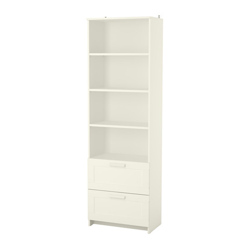 BRIMNES Bookcase, white - 903.012.25