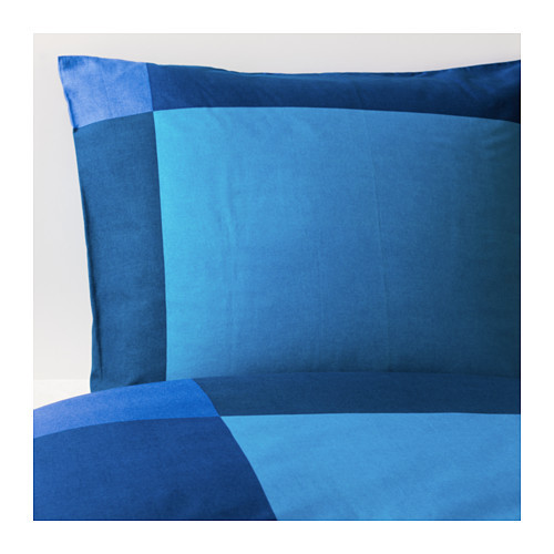 BRUNKRISSLA Duvet cover and pillowcase(s), blue - 700.437.70