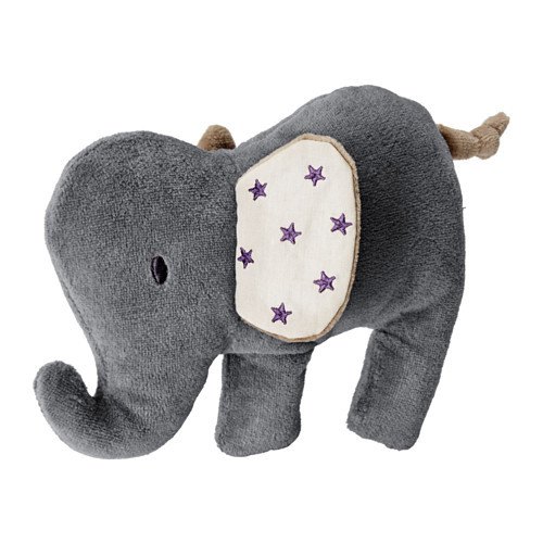 CHARMTROLL Squeaky toy, elephant, beige gray - 602.946.60