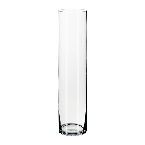 CYLINDER Vase, clear glass - 602.233.28