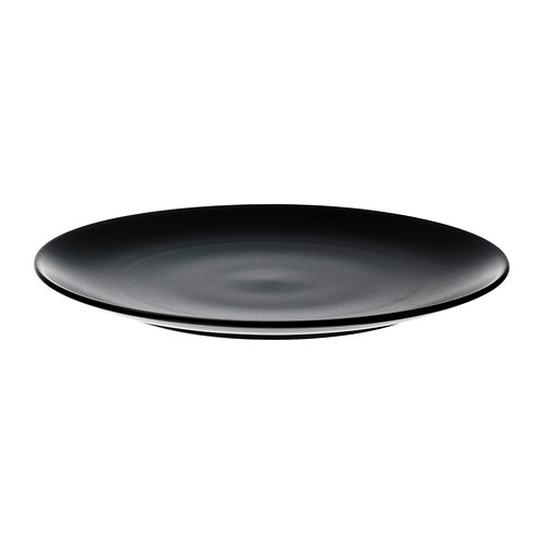 DINERA Plate, black - 202.564.48