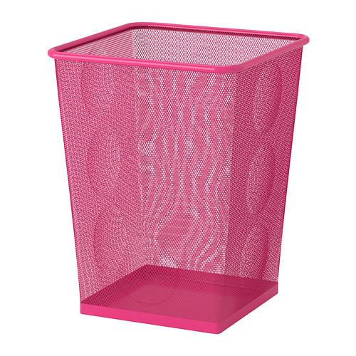 DOKUMENT Wastepaper basket, pink - 202.194.70