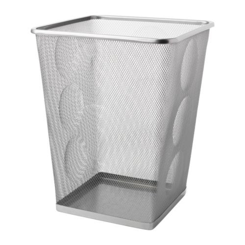 DOKUMENT Wastepaper basket, silver color - 801.532.54