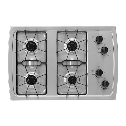 ELDIG 4 burner gas cooktop, Stainless steel - 202.887.03