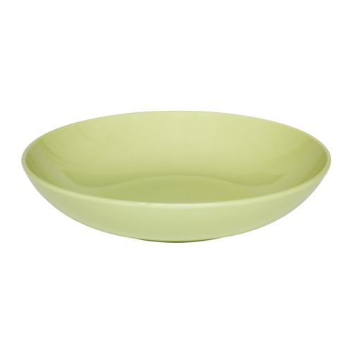 FÄRGRIK Deep plate/bowl, green, stoneware - 001.316.66