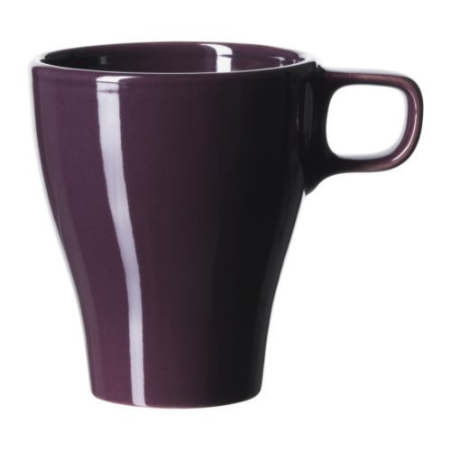 FÄRGRIK Mug, stoneware dark lilac - 401.317.68