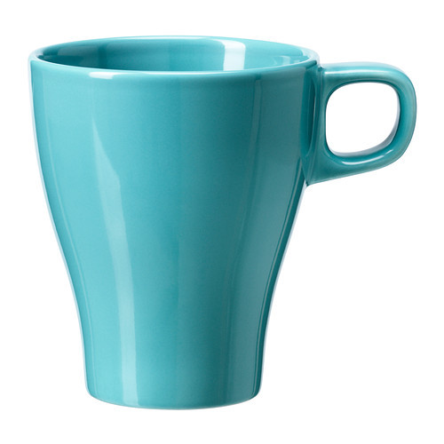 FÄRGRIK Mug, turquoise - 502.348.03