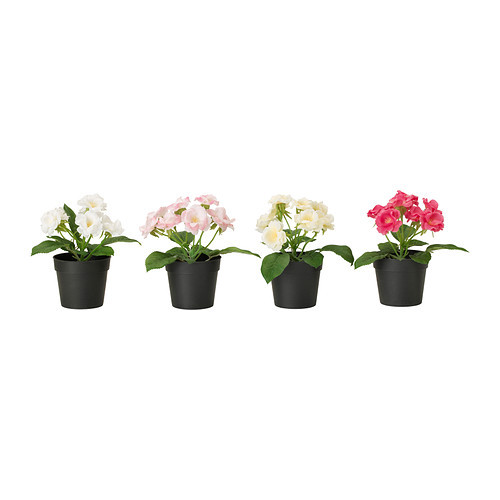 FEJKA Artificial potted plant, Rose assorted colors - 902.514.71