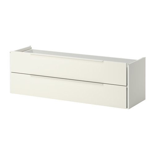 FJÄLKINGE Chest of drawers with 2 drawers, white - 102.216.85