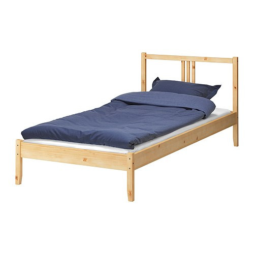 FJELLSE Bed frame, pine, Luröy - 590.098.24