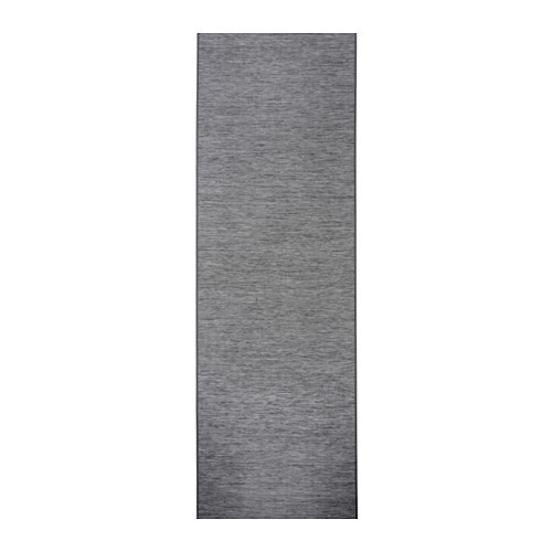 FÖNSTERVIVA Panel curtain, dark gray - 602.727.00