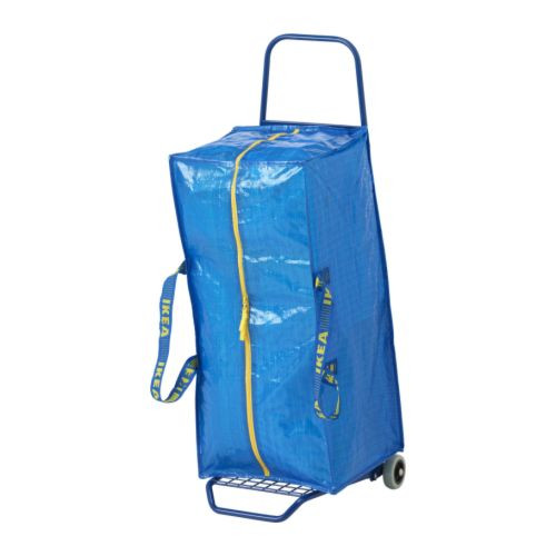FRAKTA Hand cart with storage bag, blue - 798.751.97