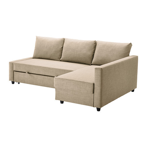 FRIHETEN Sofa bed with chaise, Skiftebo beige
$699.00 - 702.430.38