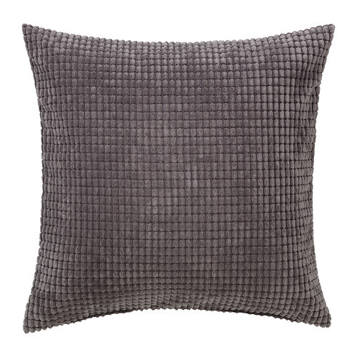 GULLKLOCKA Cushion cover, gray - 602.917.51