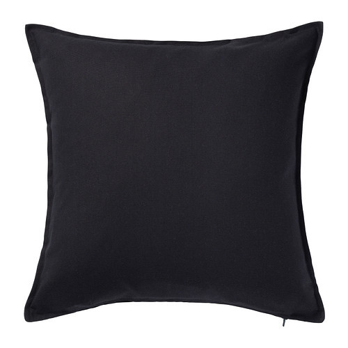 GURLI Cushion cover, black - 802.811.38