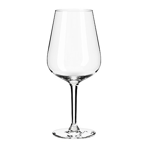 HEDERLIG Red wine glass, clear glass - 201.548.69