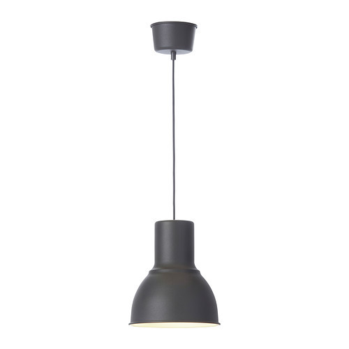 HEKTAR Pendant lamp, dark gray
$29.99 - 402.165.31