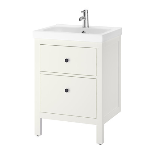 HEMNES /
ODENSVIK Sink cabinet with 2 drawers, white - 399.060.54