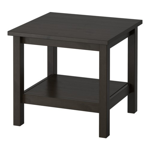 HEMNES Side table, black-brown - 201.762.82
