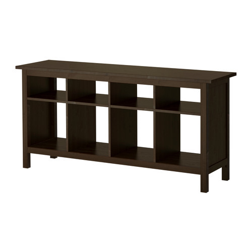 HEMNES Sofa table, black-brown - 002.518.09