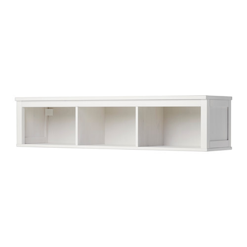 HEMNES Wall/bridging shelf, white stain - 602.972.20