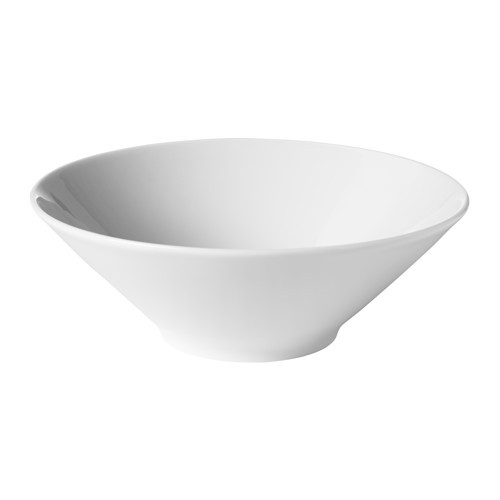 IKEA 365+ Deep plate/bowl, angled sides white - 502.797.02