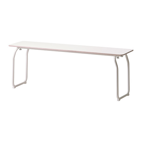IKEA PS 2014 Bench, in/outdoor, white, foldable - 102.594.85