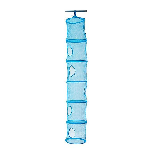 IKEA PS FÅNGST Hanging storage/6 compartments, turquoise - 403.065.79