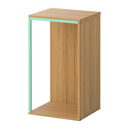 IKEA PS 2014 Storage combination with top, bamboo, light green - 590.116.95