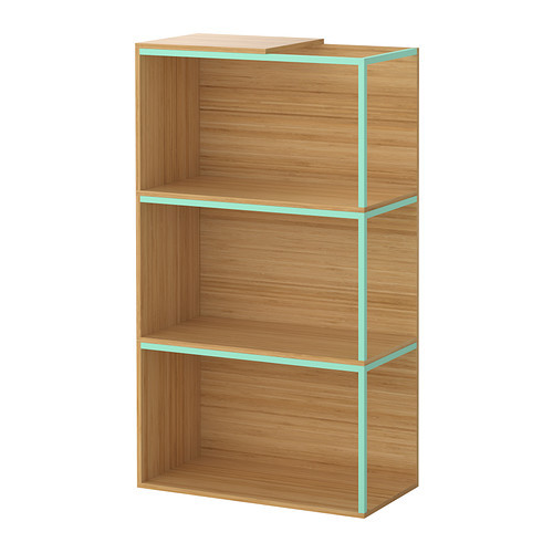 IKEA PS 2014 Storage combination with top, bamboo, light green - 790.116.99