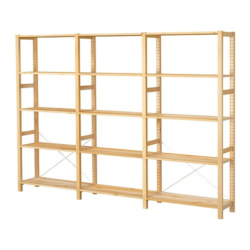 IVAR 3 sections/shelves, pine - 798.945.63