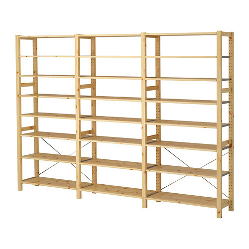 IVAR 3 sections/shelves, pine - 199.038.29