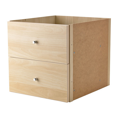 KALLAX Insert with 2 drawers, birch effect birch effect - 702.866.50