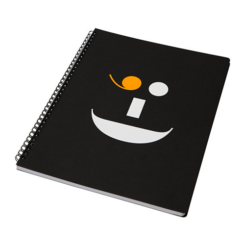 KÄNNETECKEN Notebook, black, orange - 902.935.17