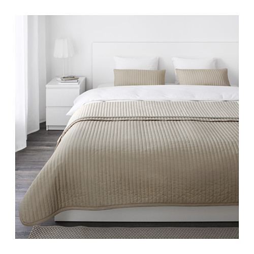 KARIT Bedspread and 2 cushion covers, beige
$39.99 - 702.692.45