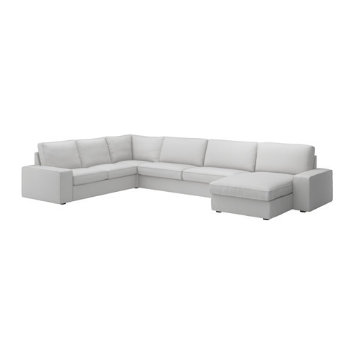 KIVIK Corner sofa 2+3/3+2 and chaise, Orrsta light gray - 790.699.11