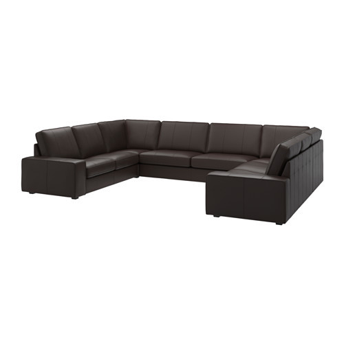 KIVIK Sofa, U-shaped, 9-seater, Grann/Bomstad dark brown - 590.682.05