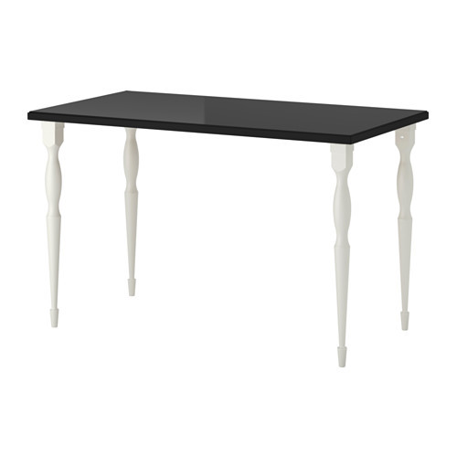 KLIMPEN /
NIPEN Table, black, white - 490.471.95
