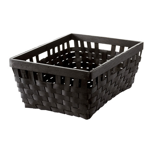 KNARRA Basket, black-brown - 902.433.15